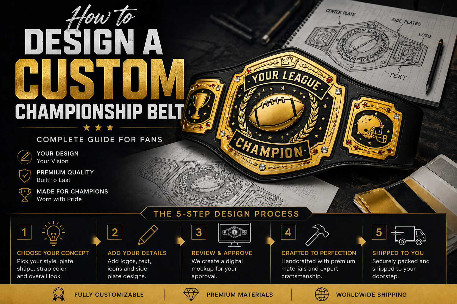 How to Design a Custom Championship Belt  