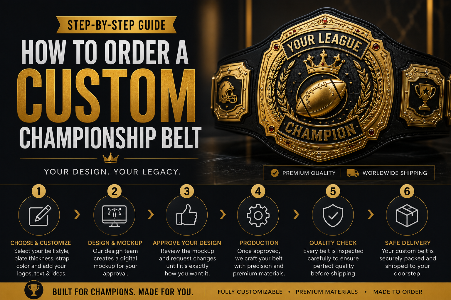 How to Order a Custom Championship Belt