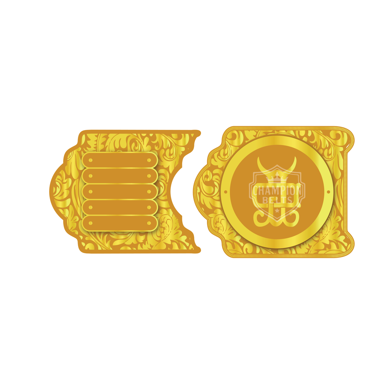 2024 Flower City Tattoo Championship Belt Plate – Gold Floral Edition - Championship BeltschampionbeltsshopChampionship Beltsstandard2024 Flower City Tattoo Championship Belt Plate – Gold Floral Edition