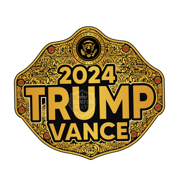 2024 Trump Vance Championship Belt Plate – Presidential Edition