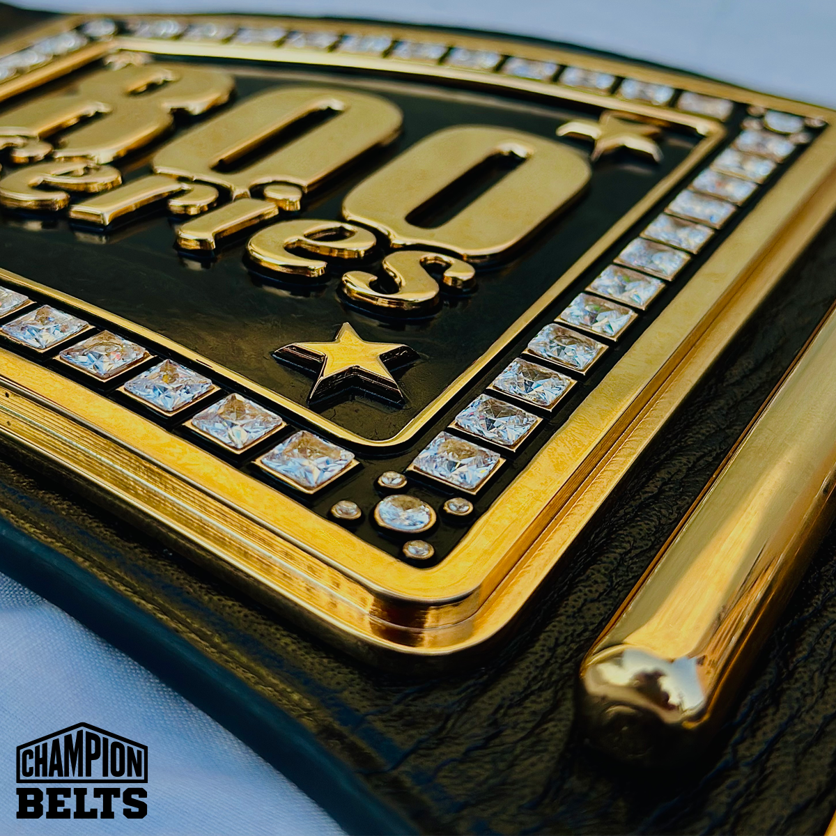 Custom Thunder Bowl 1 800 Series Bowling Championship Belt
