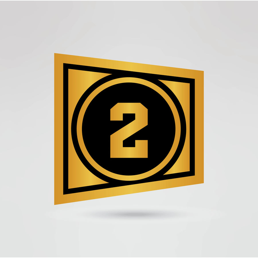 Right side plates of Aaron Eagle Hero of the People wrestling belt with customizable emblem areas