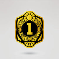 Customizable left side plate for the Campeón de Tercias tag-team wrestling belt