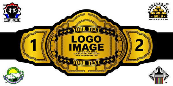 Custom Championship Belt - Pharaoh Series - Gold