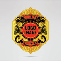 Customizable A1 Championship Belt Main Plate featuring your logo and text.