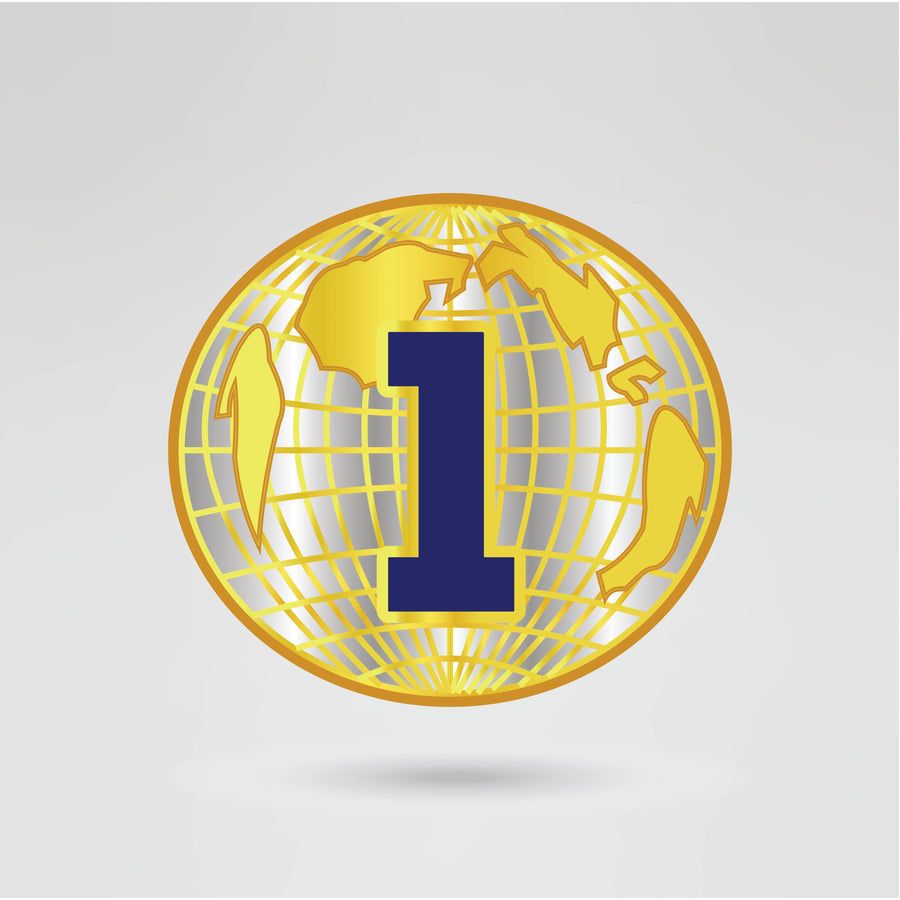 Customizable side plate of the GHC Heavyweight Championship belt with logo options.