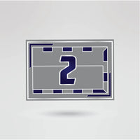 Personalized side plate for the IPW Championship Belt with custom logos and text.