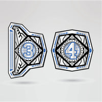 Customizable right side plate for the Impact Tag-Team Wrestling Championship Belt