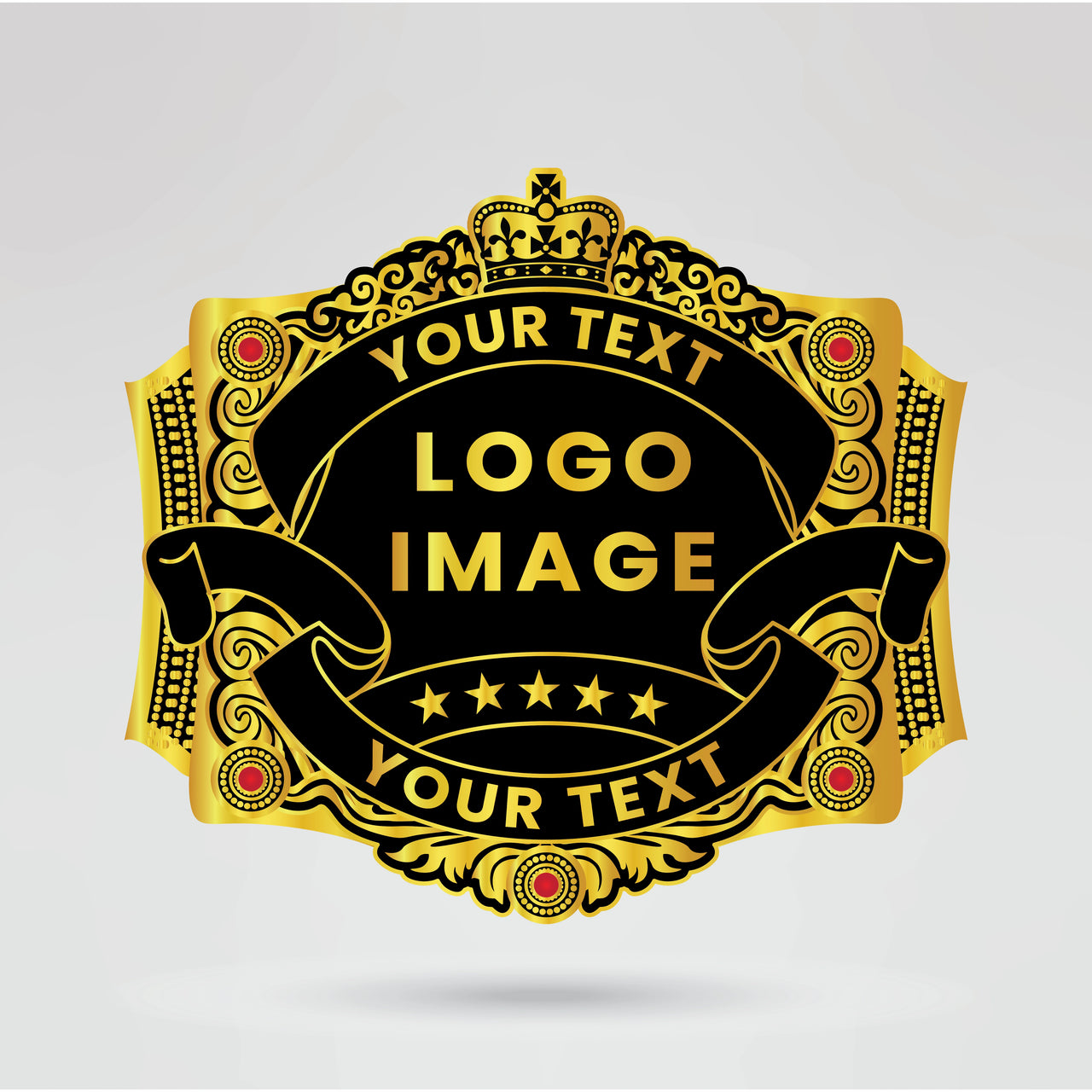 Iron Heart Pro Women’s Championship Belt – Customizable Main Plate for Logos and Text