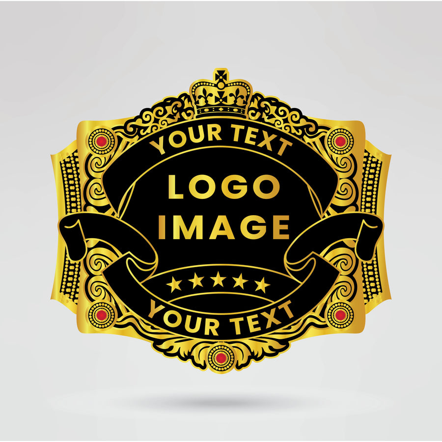 Iron Heart Pro Women’s Championship Belt – Customizable Main Plate for Logos and Text