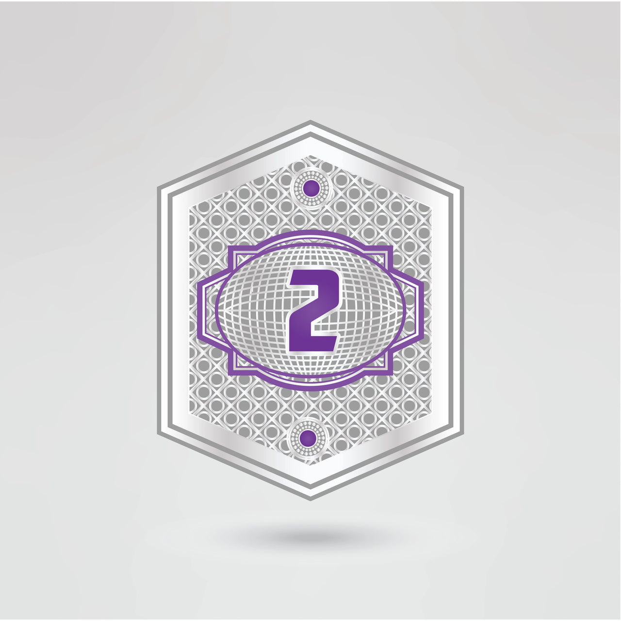 Second customizable side plate for the KTW custom championship belt.