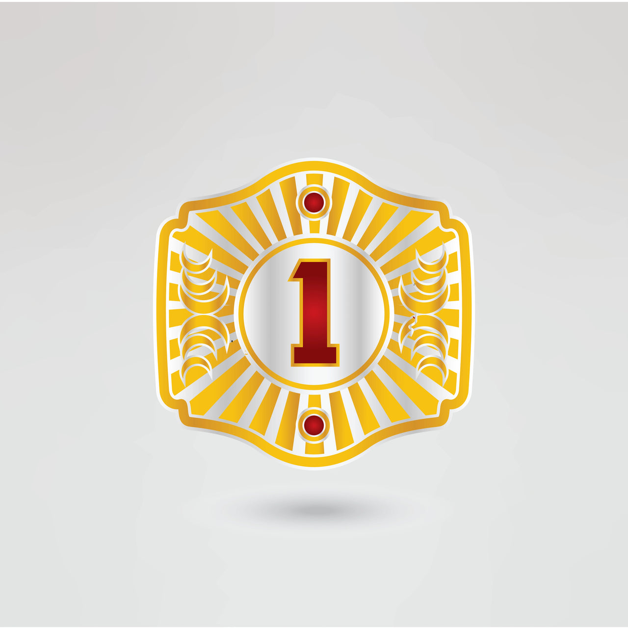 Customizable left side plate for the KTW Tag-Team Wrestling Championship Belt