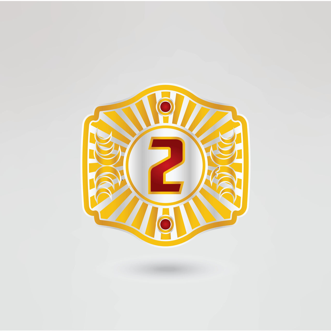 Customizable right side plate for the KTW Tag-Team Wrestling Championship Belt