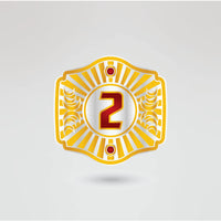 Customizable right side plate for the KTW Tag-Team Wrestling Championship Belt