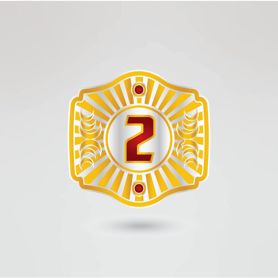 Customizable right side plate for the KTW Tag-Team Wrestling Championship Belt