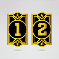Custom left side plate design for personalized Living Legacies championship belt.