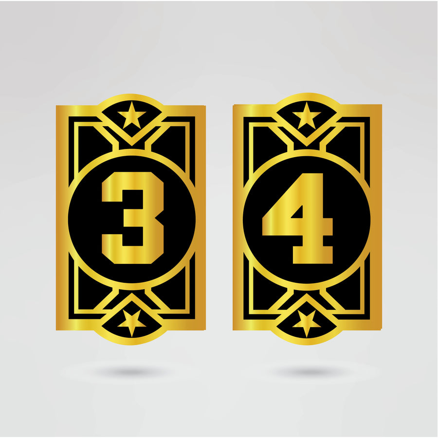 Custom right side plate design for personalized Living Legacies championship belt.