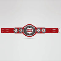 Template for customizing the Martial Arts Championship Belt, including logo and text placement.