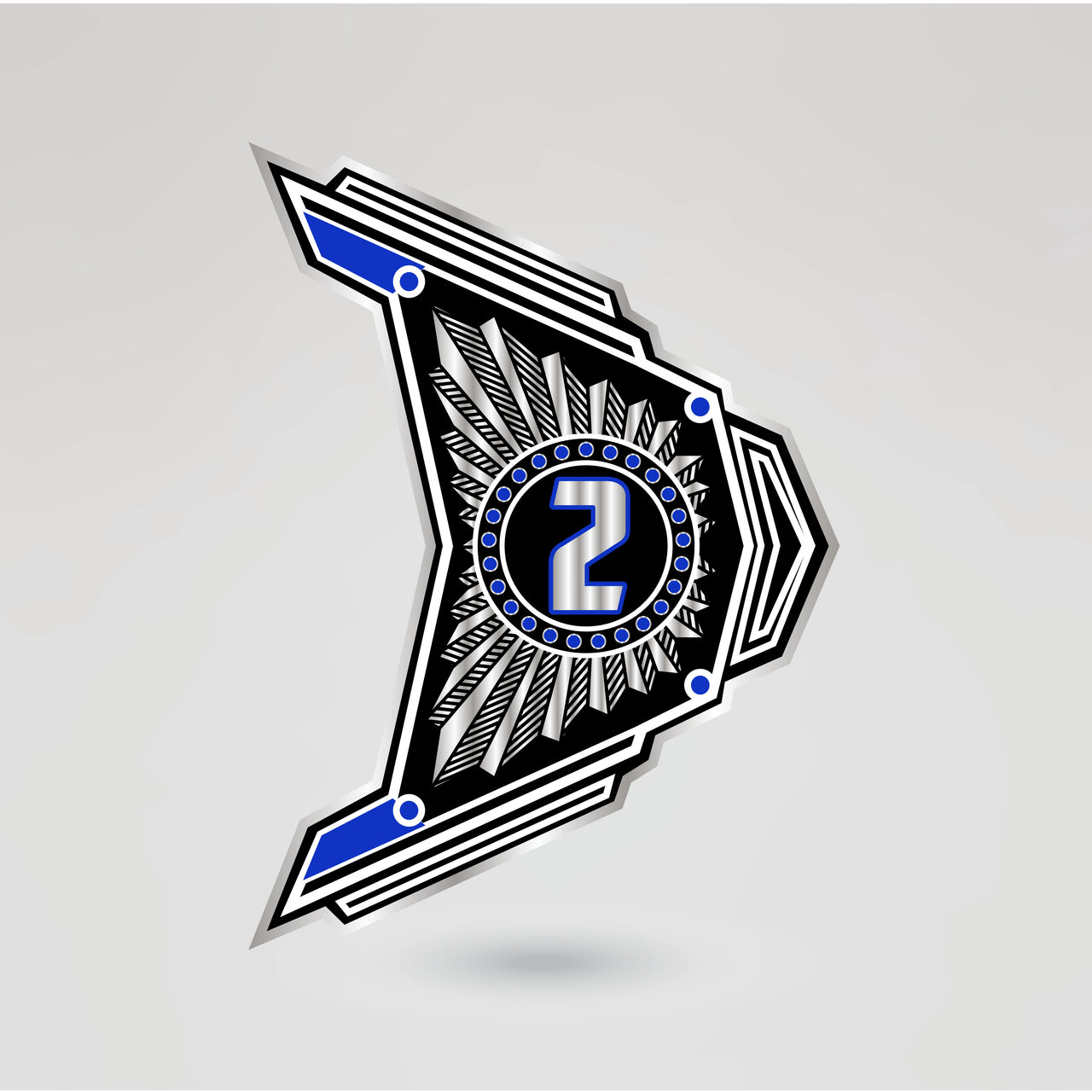 Personalizable Minigolf Championship Belt Side Plate 2 with custom text and logo options.