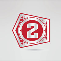 Side Plate 2 of the Planet K Championship Belt, ideal for custom logos and text.