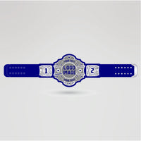Customization template for Ultra-Violent Champion Belt for logos and text placement.
