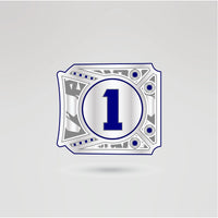 Customizable side plate for Ultra-Violent Champion Belt with logo and design options.