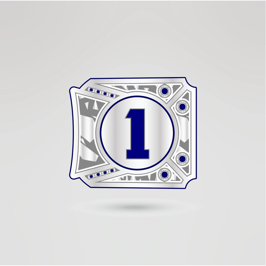 Customizable side plate for Ultra-Violent Champion Belt with logo and design options.