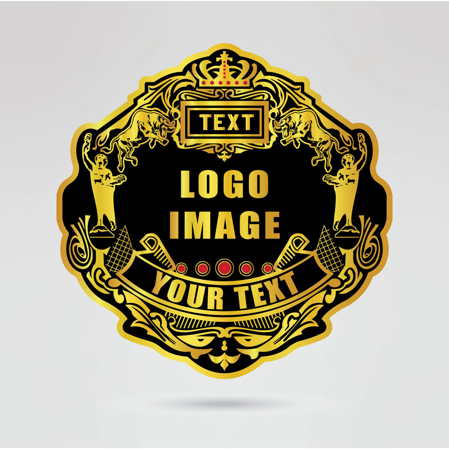 The main plate of the WPW Tag Team Championship Belt with the WPW logo and space for customization with logos, text, and other design elements.