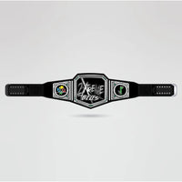 2Xtreme Championship Belt design featuring areas for logo and text customization.