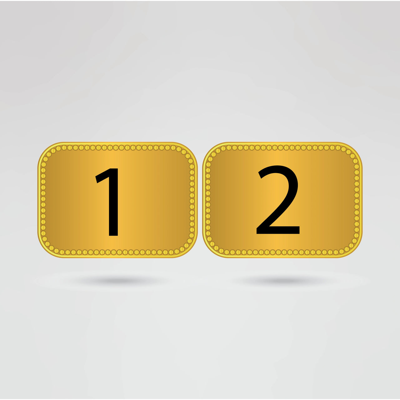 Campeón Nacional Medio Championship Belt – Customizable Side Plate Set 1 with Logo/Text