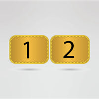 Campeón Nacional Medio Championship Belt – Customizable Side Plate Set 1 with Logo/Text