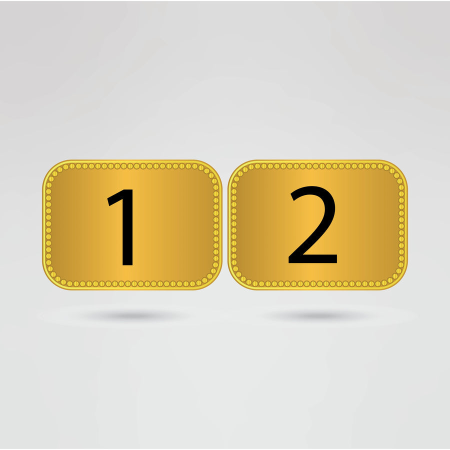 Campeón Nacional Medio Championship Belt – Customizable Side Plate Set 1 with Logo/Text