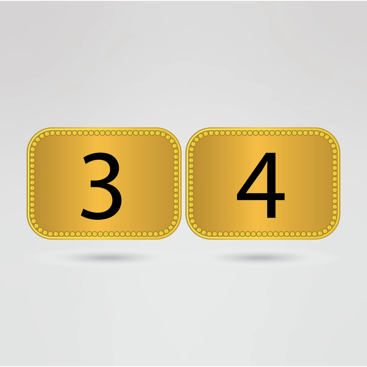 Campeón Nacional Medio Championship Belt – Customizable Side Plate Set 2 with Logo/Text