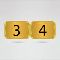 Campeón Nacional Medio Championship Belt – Customizable Side Plate Set 2 with Logo/Text