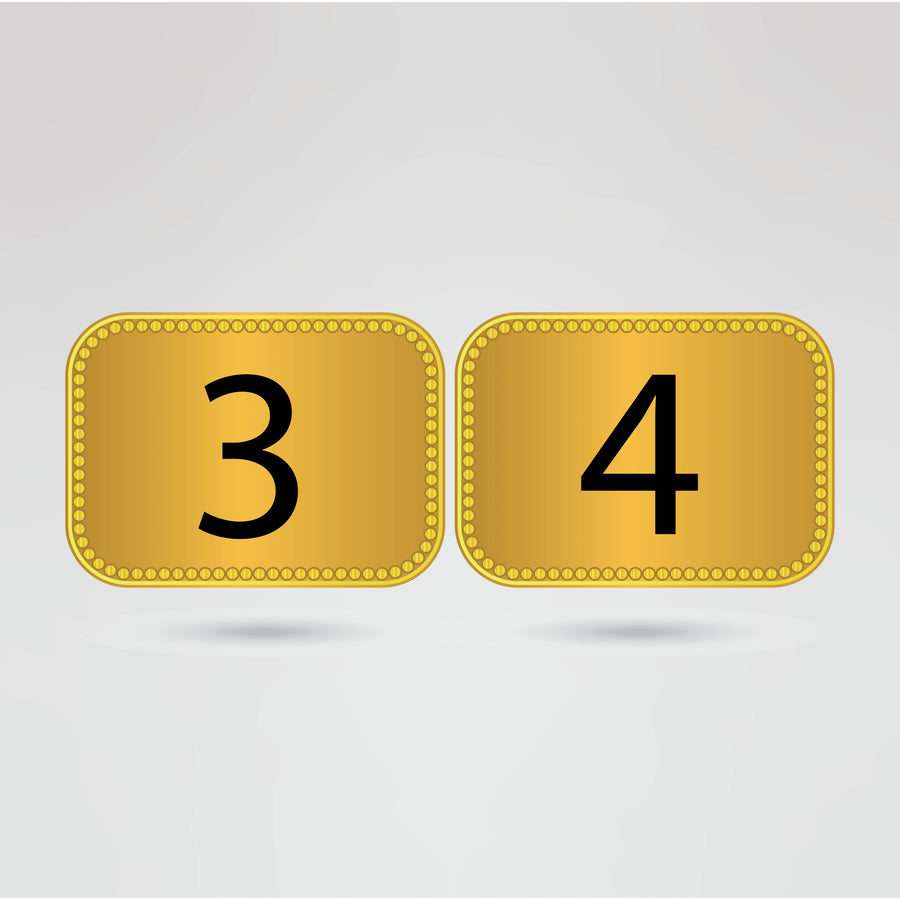 Campeón Nacional Medio Championship Belt – Customizable Side Plate Set 2 with Logo/Text