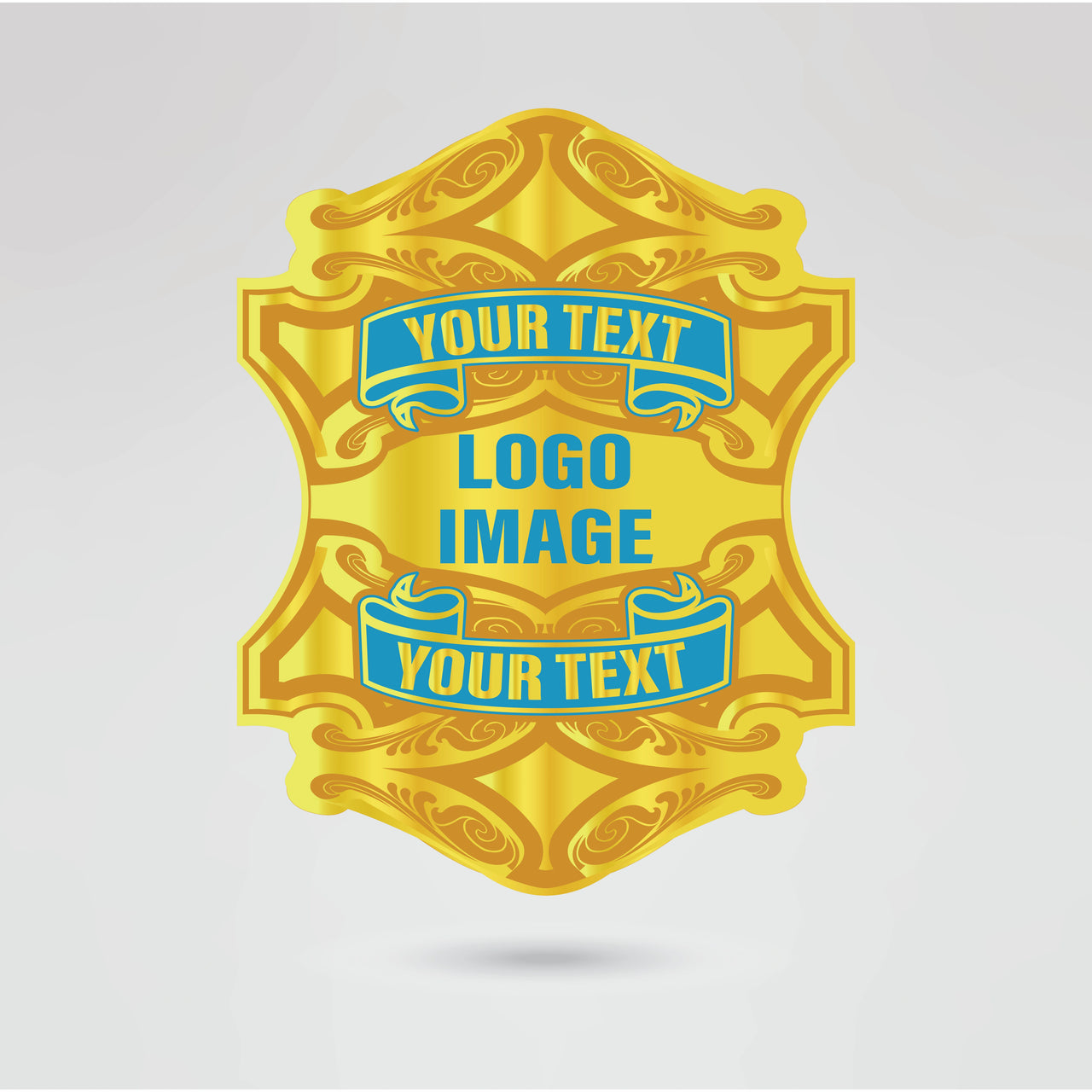 New Era Destiny Championship Belt – Customizable Main Plate for Logos and Text