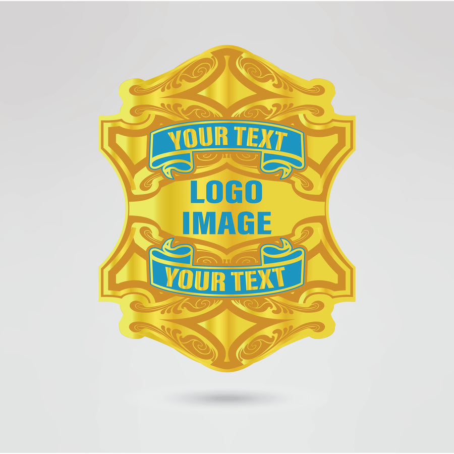 New Era Destiny Championship Belt – Customizable Main Plate for Logos and Text