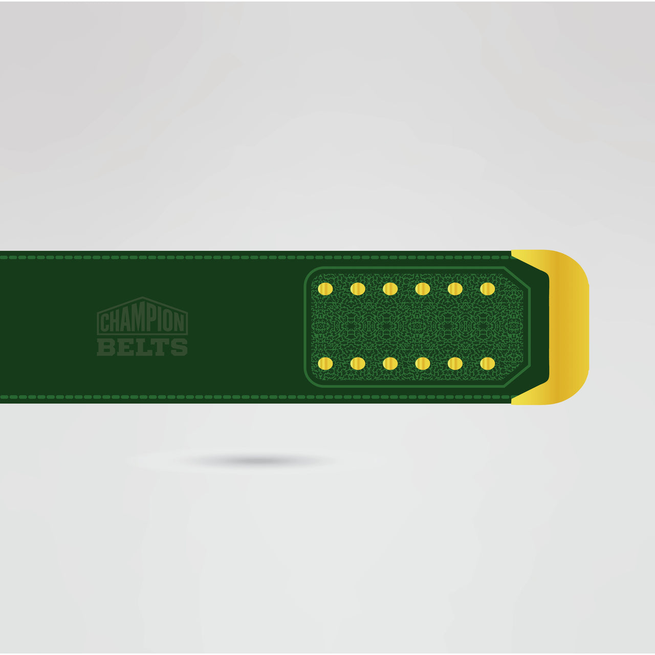 Detailed view of the strap for the World Wrestling Federation Champion Belt, featuring customizable options for a unique look.