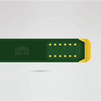 Detailed view of the strap for the World Wrestling Federation Champion Belt, featuring customizable options for a unique look.