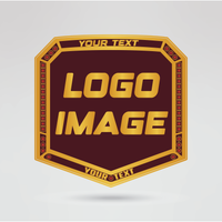 Customizable center plate of the Flower City Championship belt, featuring space for logos, text, and graphics.