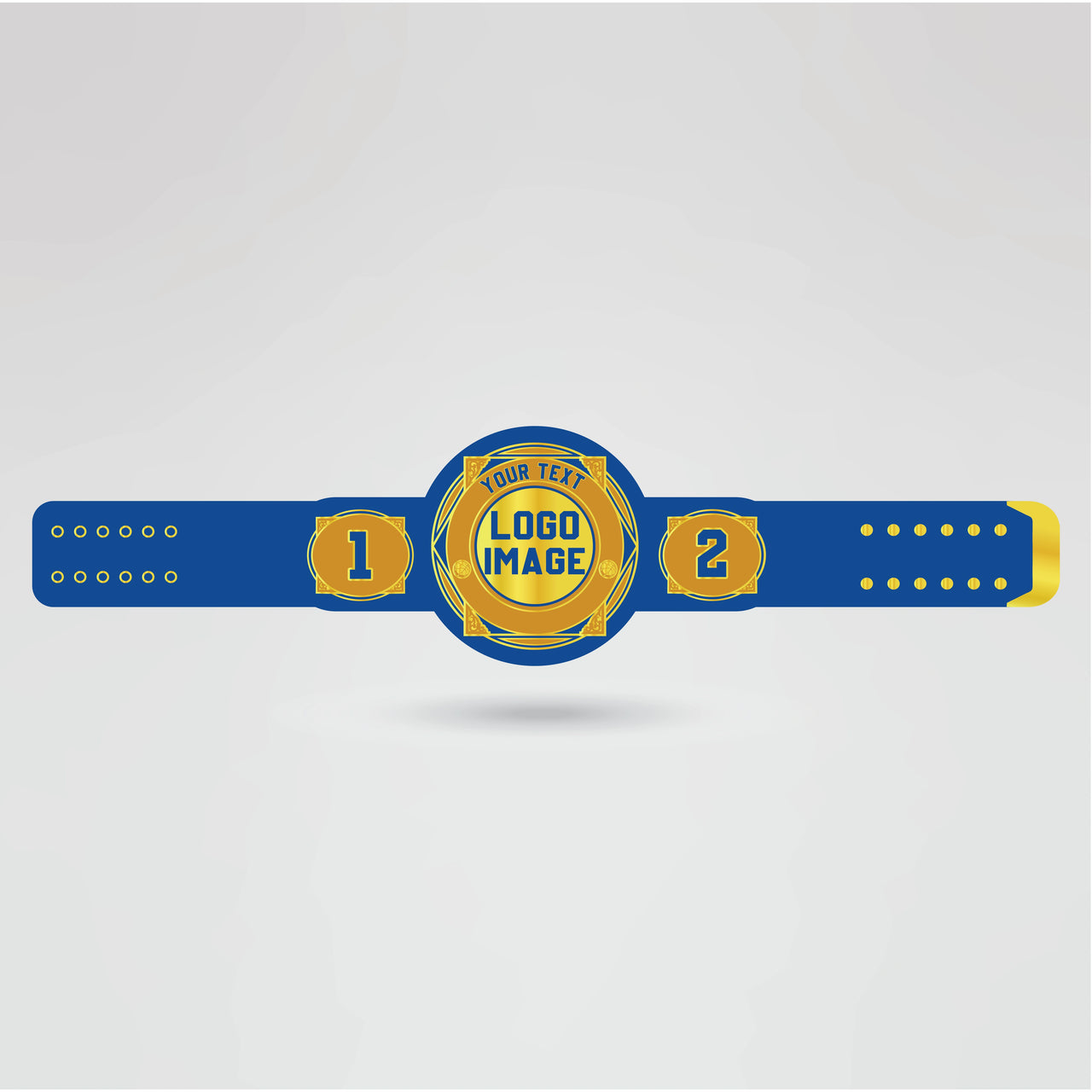 Template for creating custom Golden State Warriors championship belt designs with logo and text.