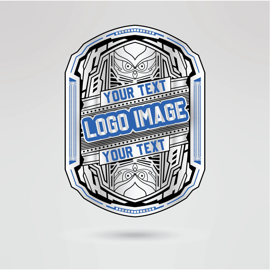 Fully customizable Impact Tag-Team Wrestling Championship Belt main plate with Impact logo