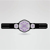 Template showing customizable elements of the KTW championship belt.