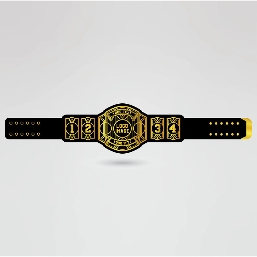 Design your own Living Legacies championship belt with logo and text customization template.