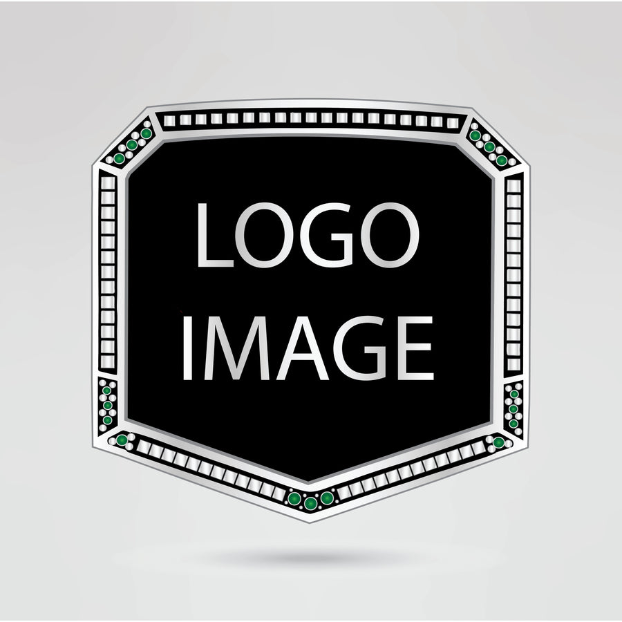 Customizable 2Xtreme Championship Belt main plate with space for logos, text, and designs.