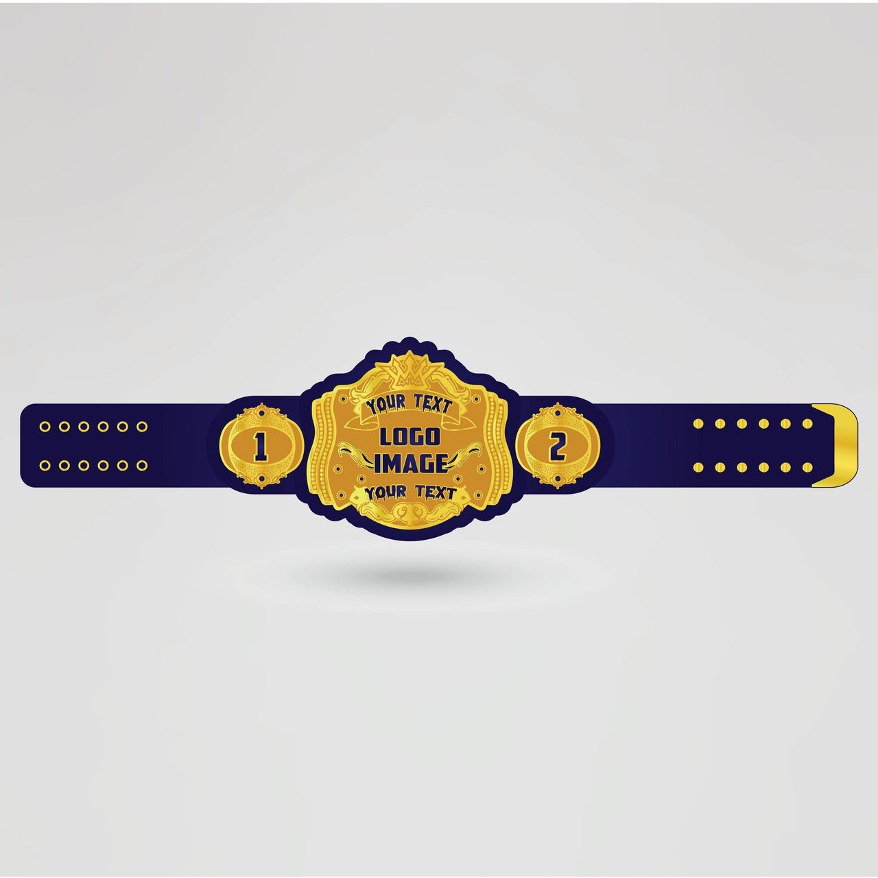 Template for customizing Mexican American Tag Team Wrestling Championship Belt with logos, text, and design.