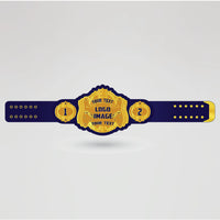 Template for customizing Mexican American Tag Team Wrestling Championship Belt with logos, text, and design.