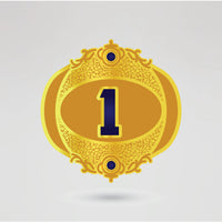 Custom left side plate design for Mexican American Tag Team Wrestling Championship Belt.