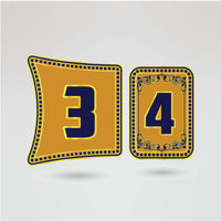 Custom right side plate design for Michigan Big 12X Champion Wrestling Belt.