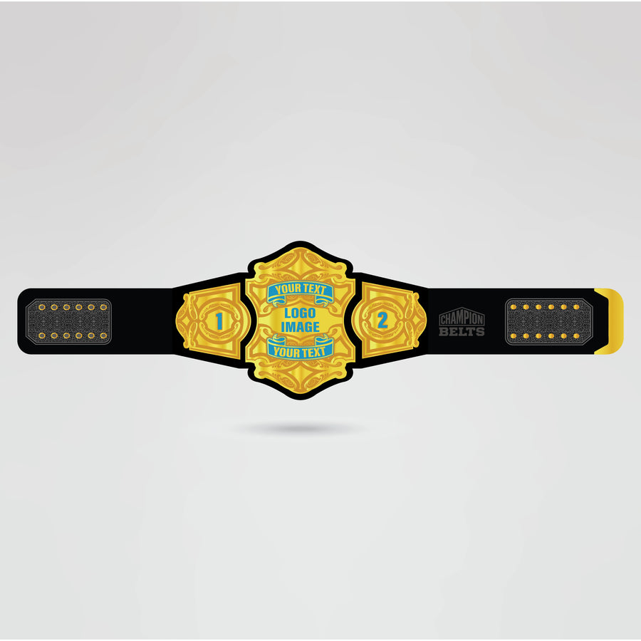 Template for Customizing the New Era Destiny Championship Belt with Logos/Text